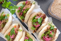 Dampede Bao boller (Steamed Bao buns)